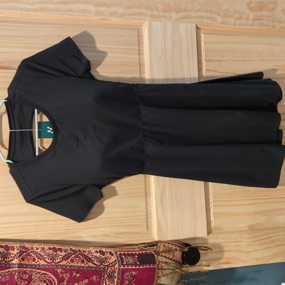 Halara crisscross back skater dress
